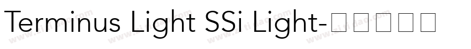 Terminus Light SSi Light字体转换